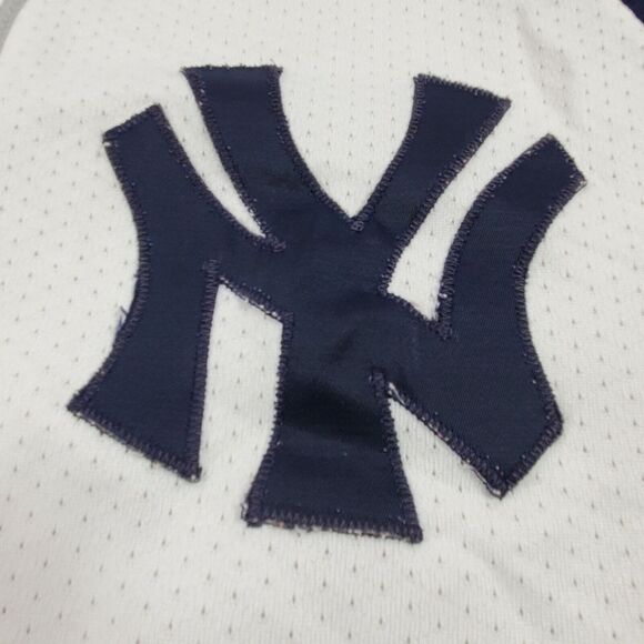 Majestic‎ New York Yankees Jersey Mens Size 2X Made in USA Baseball MLB White - Picture 5 of 10